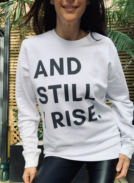 RISE. Organic Sweatshirt - White