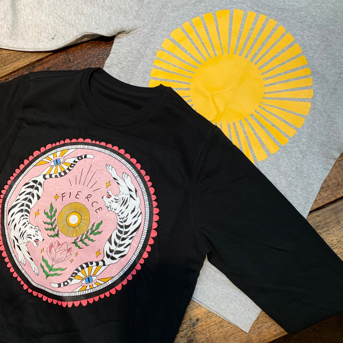 FIERCE. Organic Sweatshirt - Black