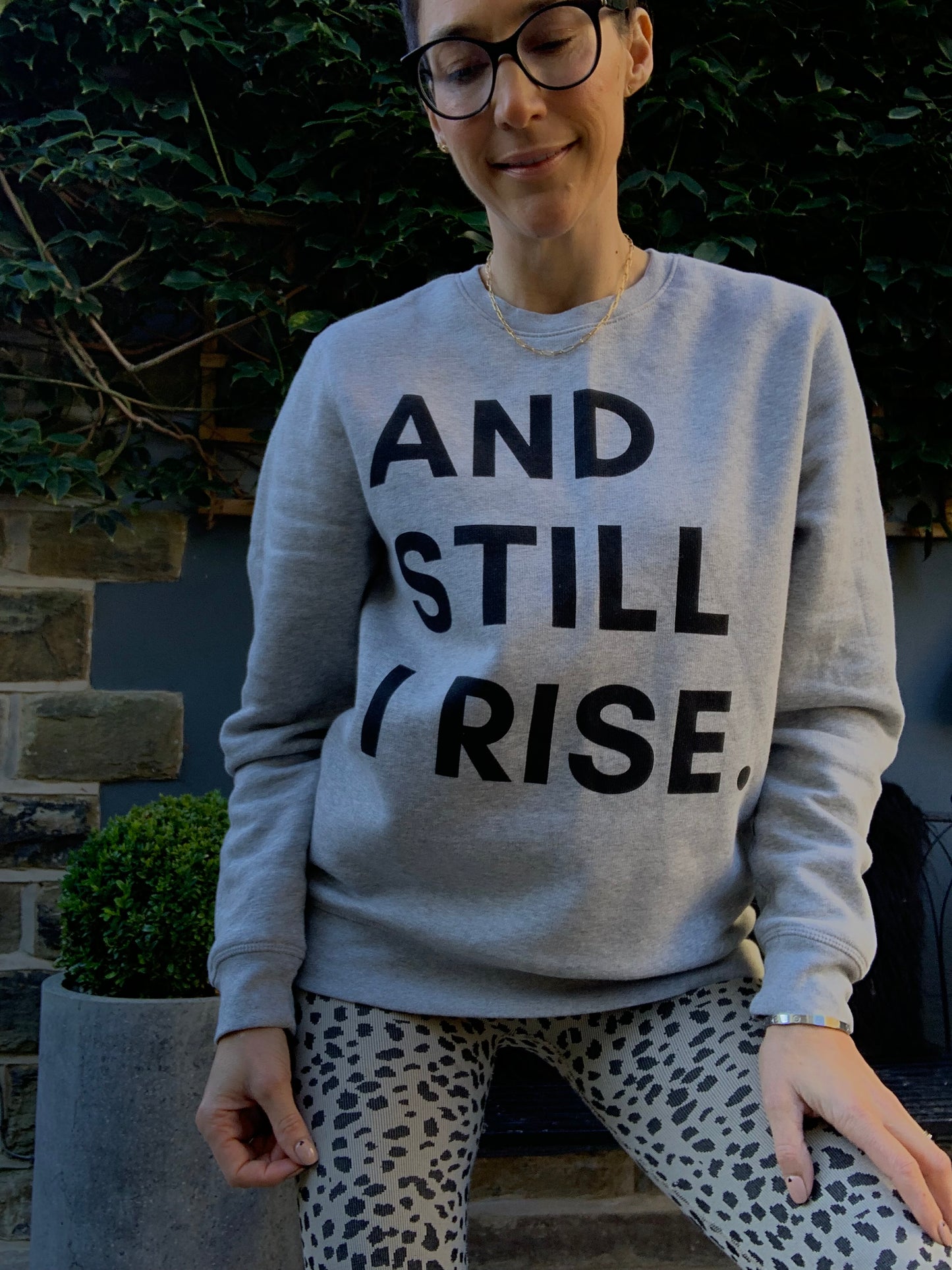 RISE. Organic Sweatshirt - Grey Marl