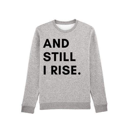 RISE. Organic Sweatshirt - Grey Marl