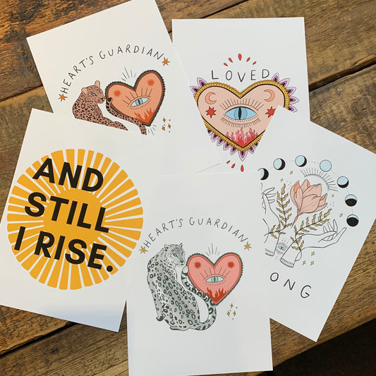 HEARTS GUARDIAN (Blush) - Fine Art Print