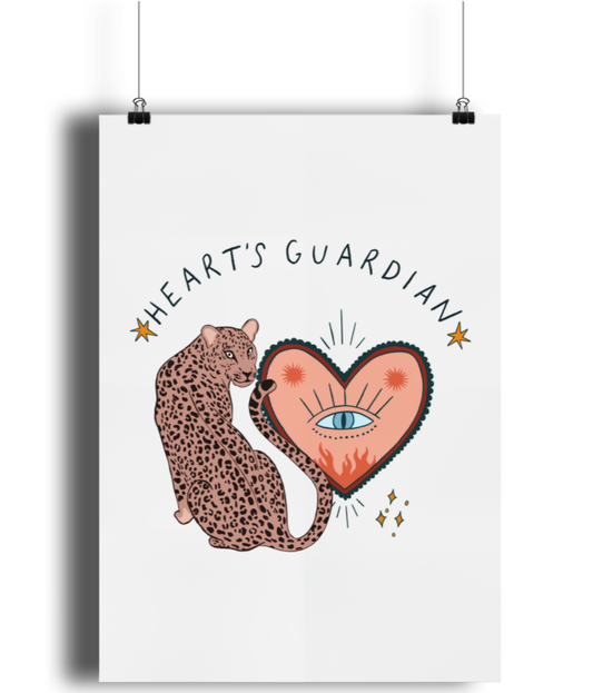 HEARTS GUARDIAN (Blush) - Fine Art Print